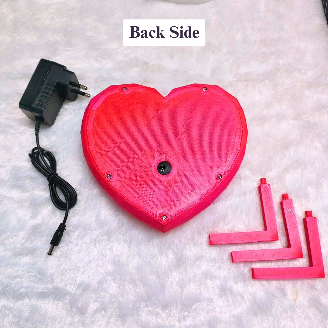 Diamond Cut 3D Personalised Heart