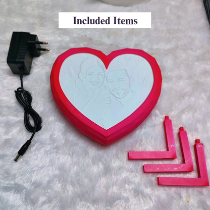 Diamond Cut 3D Personalised Heart