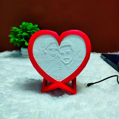 Diamond Cut 3D Personalised Heart