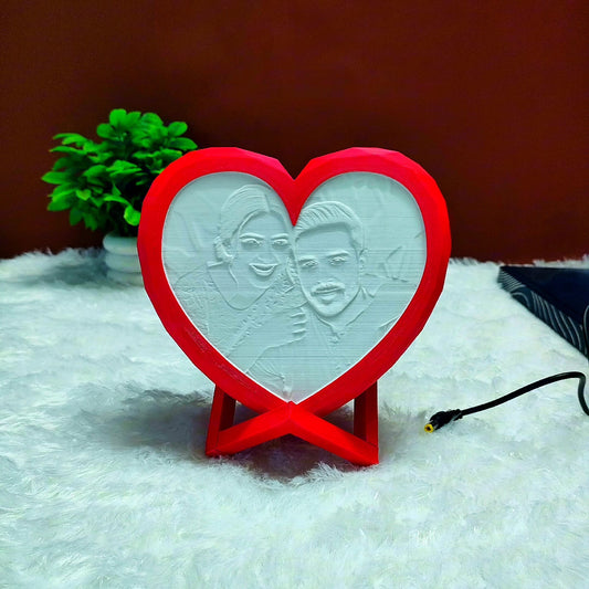 Diamond Cut 3D Personalised Heart