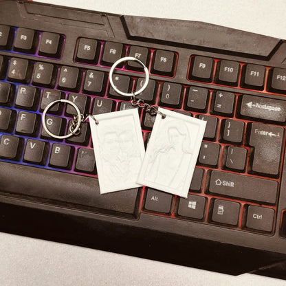 3d Printed Personalised Magic Keychain